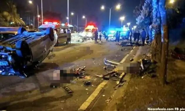 22岁华裔女子意外撞死8名飙车党 有罪